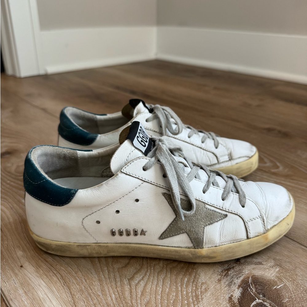 Golden Goose Superstar White/Octane